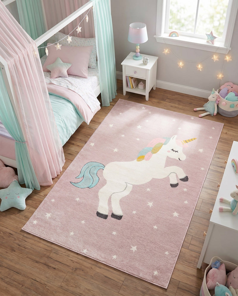 Wonder Tykes Collection Area Rug -  Tangle Rectangle Pink  lifestyle 8