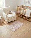 Aegean Elegance Washables Collection Area Rug -  Mykonos Rectangle Rose Pink  lifestyle 62