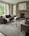 Majestic Manor Collection Area Rug - Versailles (Silver Screen) Rectangle Silver Screen  lifestyle 28