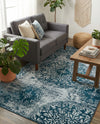 Riviera Elegance Collection Area Rug -  Monaco (Blue) Rectangle Blue  lifestyle 7