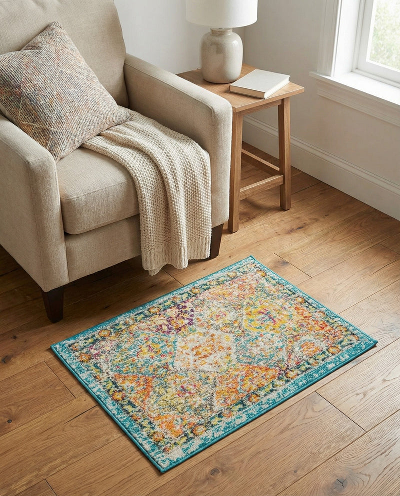 Brighton Terrace Collection Area Rug -  Rottingdean (Multi) Rectangle Multi  lifestyle 16