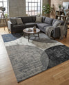 Copenhagen Edge Collection Area Rug -  Amager Rectangle Multi  lifestyle 16