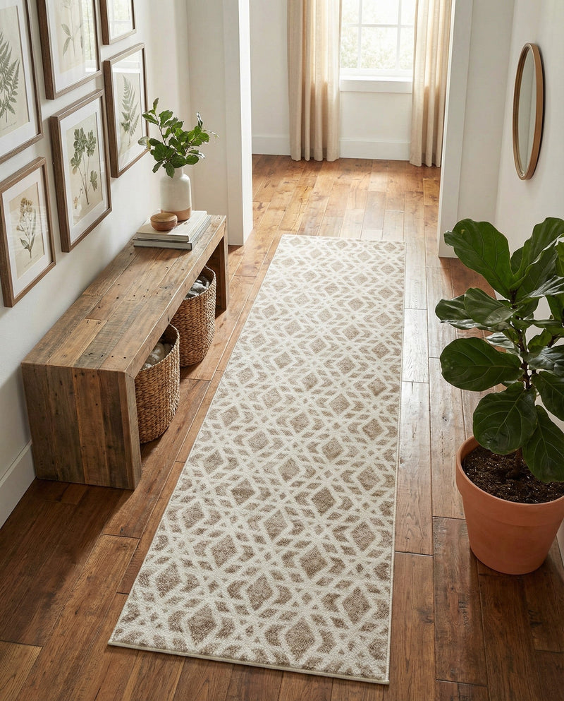 Coastal Haven Collection Area Rug -  Seafarer Runner Ivory  lifestyle 34