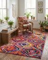 Marrakesh Elegance Collection Area Rug -  Bahia Rectangle Multi  lifestyle 15