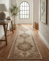 Eden Oasis Collection Area Rug -  Tranquility (Beige) Runner Beige  lifestyle 47