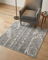 Cascade Range Collection Area Rug - Hood (Gray) Square Gray  lifestyle 58