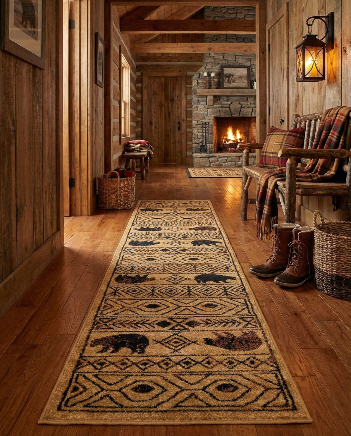 Frontier Trails Collection Area Rug -  Sedona Runner Cedar  lifestyle 69