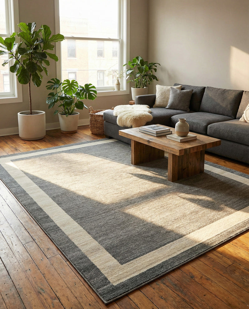 Studio Haven Collection Area Rug -  Alcove (Gray) Rectangle Gray  lifestyle 15