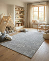 Wonder Tykes Collection Area Rug -  Spectrum Rectangle Gray  lifestyle 76