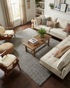 Plush Oasis Collection Area Rug - Serenity (Cloud Gray) Rectangle Cloud Gray  lifestyle 31