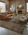 Neptune Elegance Collection Area Rug -  Nereid Rectangle Blue  lifestyle 37
