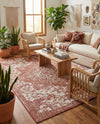 Urban Oasis Rugs Collection Area Rug -  Penthouse (Rust Red) Rectangle Rust Red  lifestyle 4