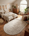 Cambridge Classics Collection Area Rug - Trinity (Cream) Oval Cream  lifestyle 55
