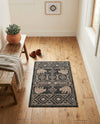 Mesa Oasis Rugs Collection Area Rug - Sundown Rectangle Black  lifestyle 32