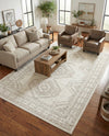 Savannah Elegance Collection Area Rug -  Tybee (Ivory) Rectangle Ivory  lifestyle 5