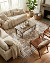 Riviera Elegance Collection Area Rug -  Menton (Beige) Rectangle Beige  lifestyle 27