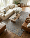 Osian Looms Collection Area Rug - Colaba Rectangle Navy Blue  lifestyle 13