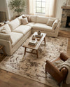 Bloomsbury Elegance Collection Area Rug - Mayfair Rectangle Beige  lifestyle 69