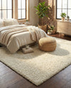 Plush Oasis Collection Area Rug - Serenity (Pure Ivory) Rectangle Pure Ivory  lifestyle 22