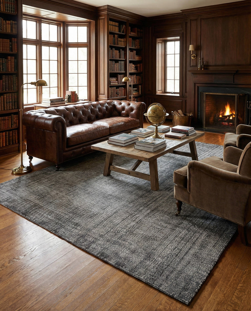 Berkshire Estate Collection Area Rug - Windsor (Earl Grey) Rectangle Earl Grey  lifestyle 13