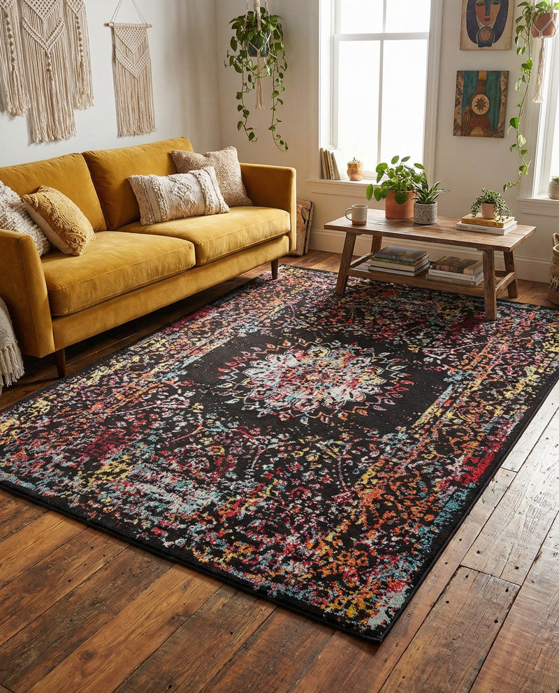 Brighton Terrace Collection Area Rug -  Withdean Rectangle Multi  lifestyle 10