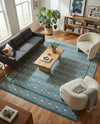 Aravalli Collection Area Rug -  Jaipur Rectangle Aegean Blue  lifestyle 47
