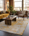 Bloomsbury Elegance Collection Area Rug -  Belgravia Rectangle Yellow  lifestyle 23