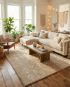 Casablanca Comfort Collection Area Rug - Sahara Rectangle Taupe  lifestyle 43