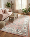 Adriana Terrace Collection Area Rug -  Positano (Rose) Rectangle Rose  lifestyle 12