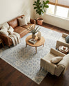 Coastal Haven Collection Area Rug -  Shoreline Rectangle Gray  lifestyle 11