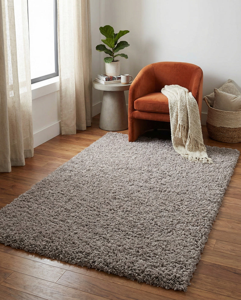 Plush Oasis Collection Area Rug - Serenity (Cloud Gray) Rectangle Cloud Gray  lifestyle 38