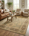 Ottoman Elegance Collection Area Rug -  Ephesus Rectangle Light Green  lifestyle 64