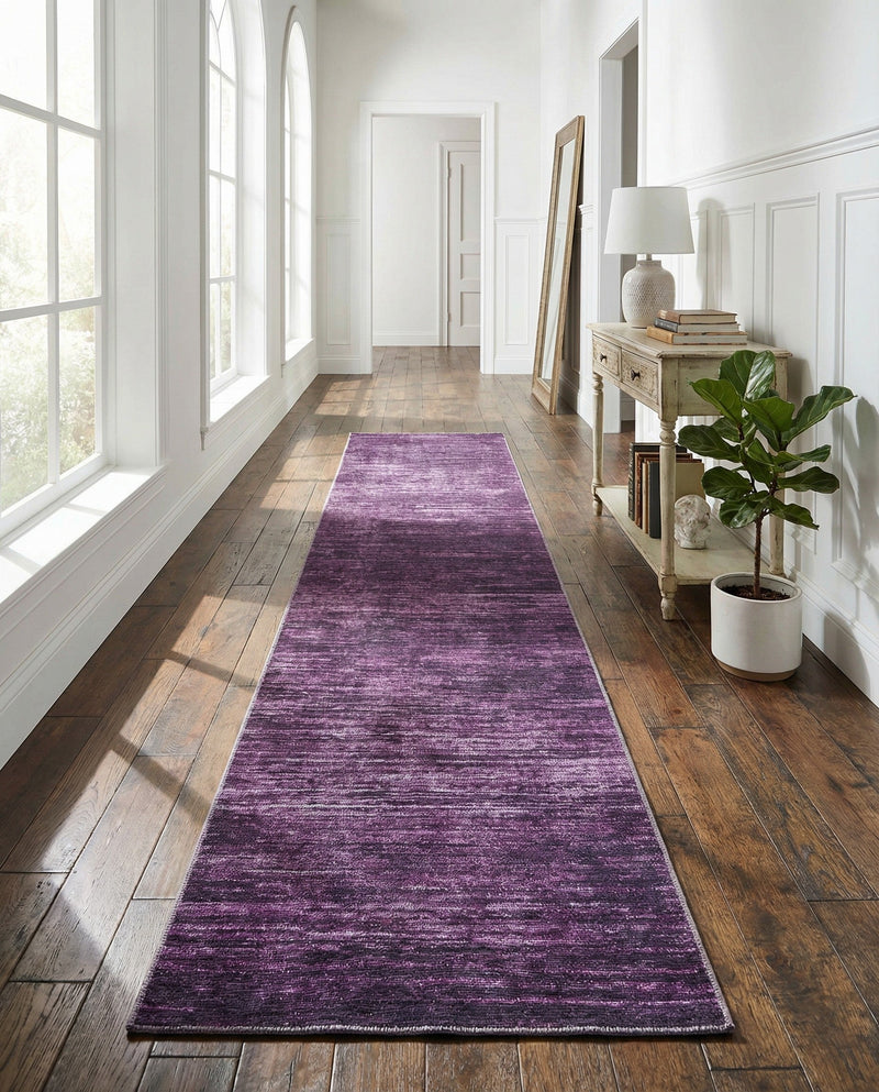 Sahara Essence Collection Area Rug - Oasis (Purple) Runner Purple  lifestyle 74