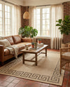 Sahara Sands Collection Area Rug -  Elephantine Rectangle Natural  lifestyle 10