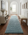 Eternal Plush Oasis Collection Area Rug -  Tranquility (Slate Blue) Runner Slate Blue  lifestyle 66