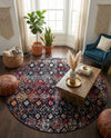 Brighton Terrace Collection Area Rug -  Ovingdean Round Multi  lifestyle 23