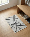 Urban Terrace Collection Area Rug -  Bowery Rectangle Black and White  lifestyle 5