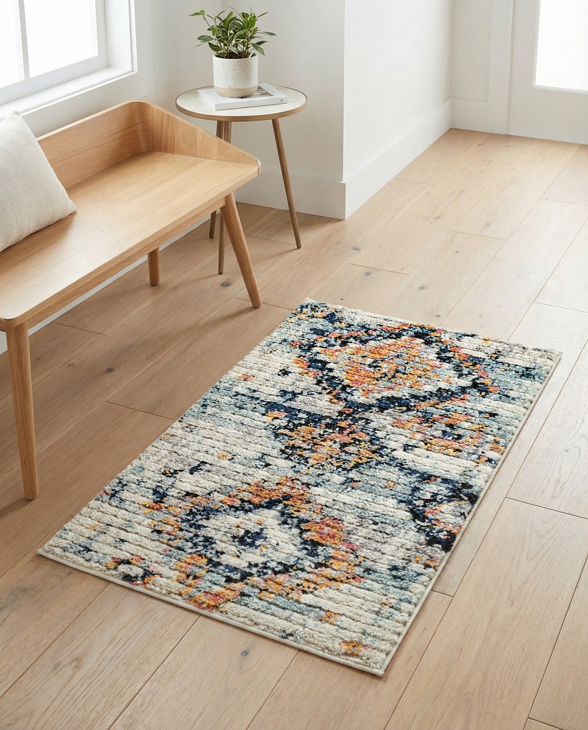 Tangier Treasures Collection Area Rug -  Fez Rectangle Ivory  lifestyle 12