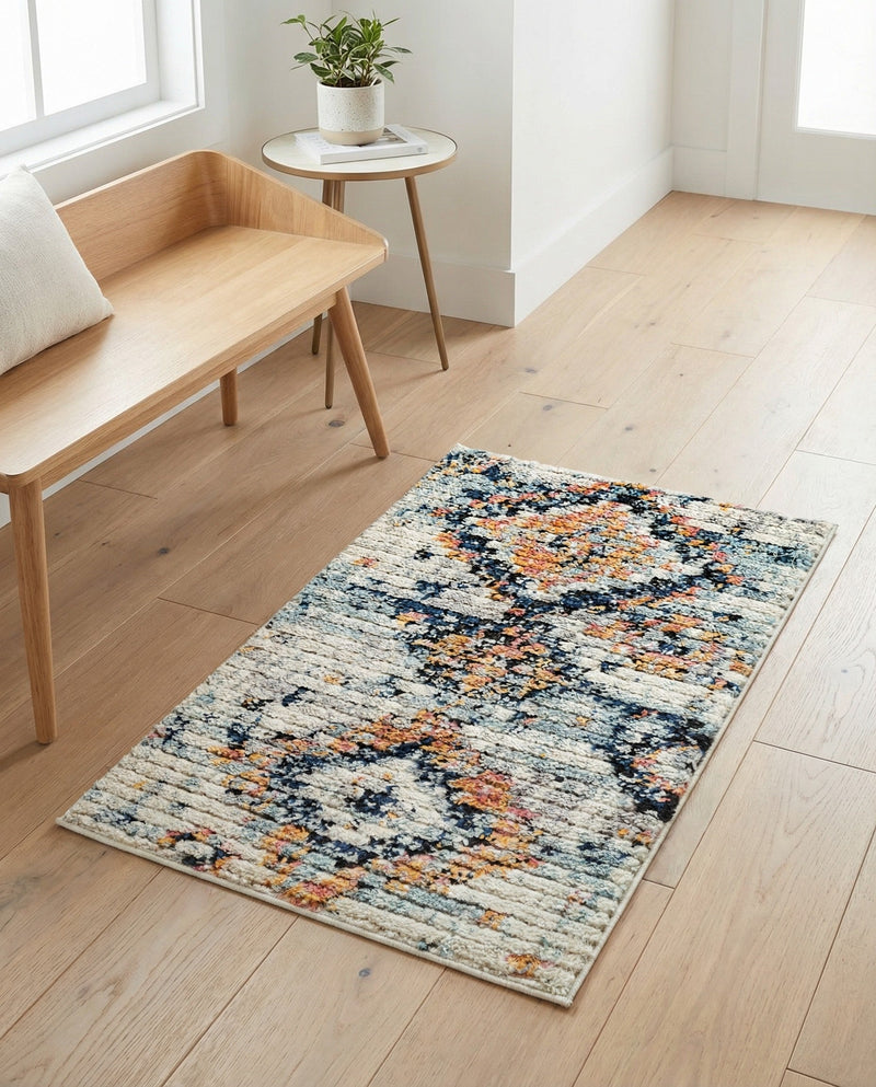 Tangier Treasures Collection Area Rug -  Fez Rectangle Ivory  lifestyle 12