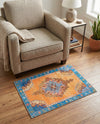 Heritage Elegance Collection Area Rug -  Winterthur (Orange) Rectangle Orange  lifestyle 10