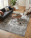 Dresden Elegance Collection Area Rug -  Zittau Rectangle Gray  lifestyle 42