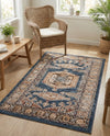 Eden Oasis Collection Area Rug -  Refuge (Blue) Rectangle Blue  lifestyle 23