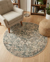Gobi Sands Collection Area Rug -  Turpan Round Multi  lifestyle 44