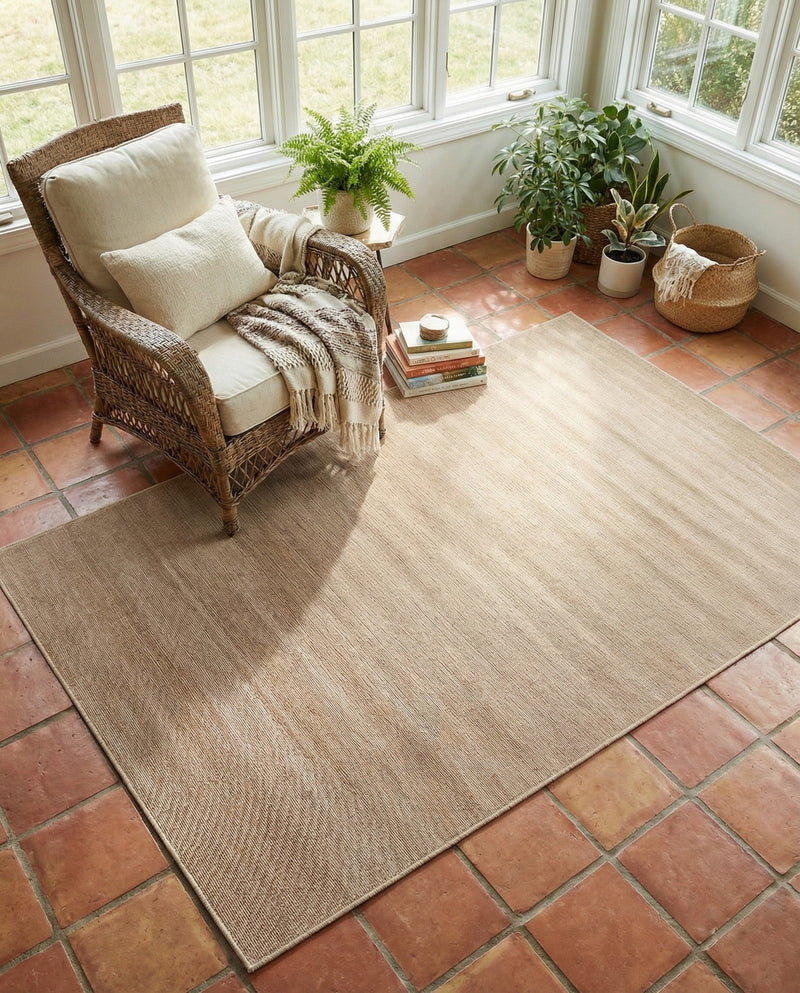 Soho Elegance Collection Area Rug - Chelsea (Light Brown) Rectangle Light Brown  lifestyle 3