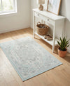 Savannah Series Collection Area Rug - Charleston (Mint) Rectangle Mint  lifestyle 11