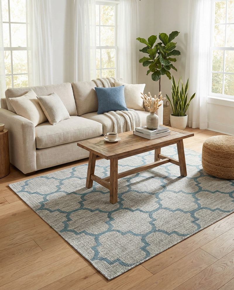 Savannah Pergola Collection Area Rug - Arbor (Gray) Rectangle Gray  lifestyle 21