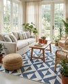 Urban Oasis Rugs Collection Area Rug -  Highrise (Blue) Rectangle Blue  lifestyle 26