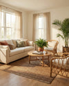 Coastal Haven Jute Collection Area Rug - Malibu Rectangle Sepia Brown  lifestyle 28
