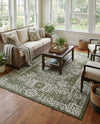 Patio Heritage Collection Area Rug - Savannah (Green) Rectangle Green  lifestyle 26