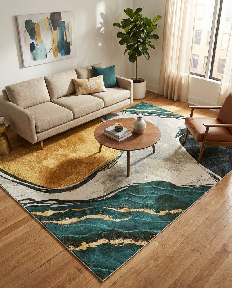 Urban Terrace Collection Area Rug -  Pavilion Rectangle Multi  lifestyle 13